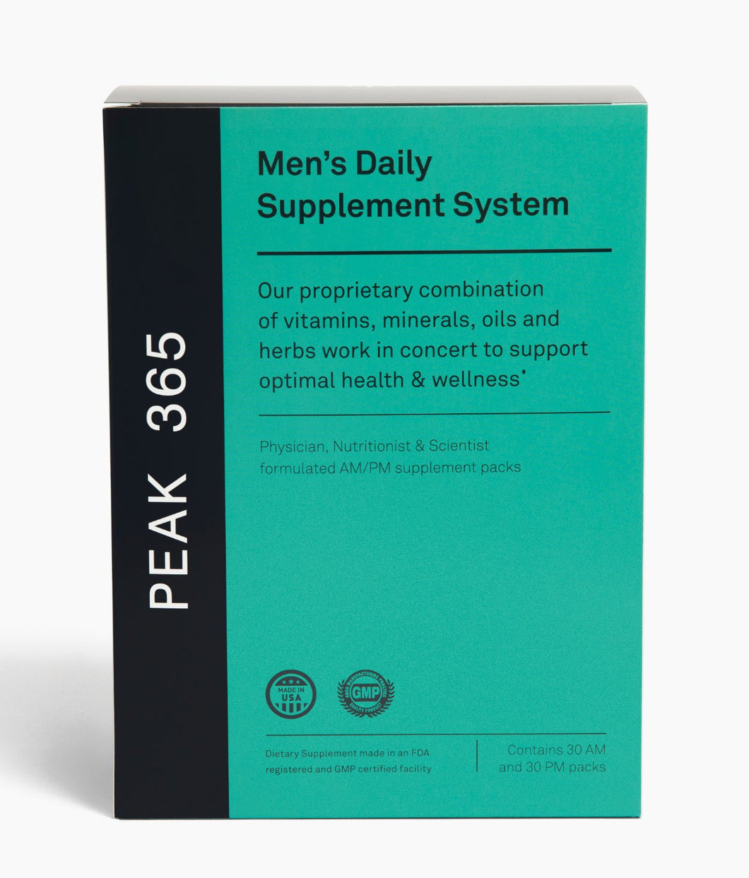 Men's Daily Supplement System - PEAK 365 Nutrition